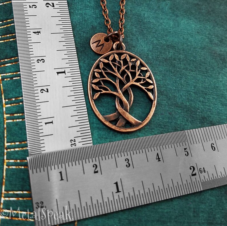 Tree of Life Keychain SMALL Copper Tree Keychain Family Tree Charm ...