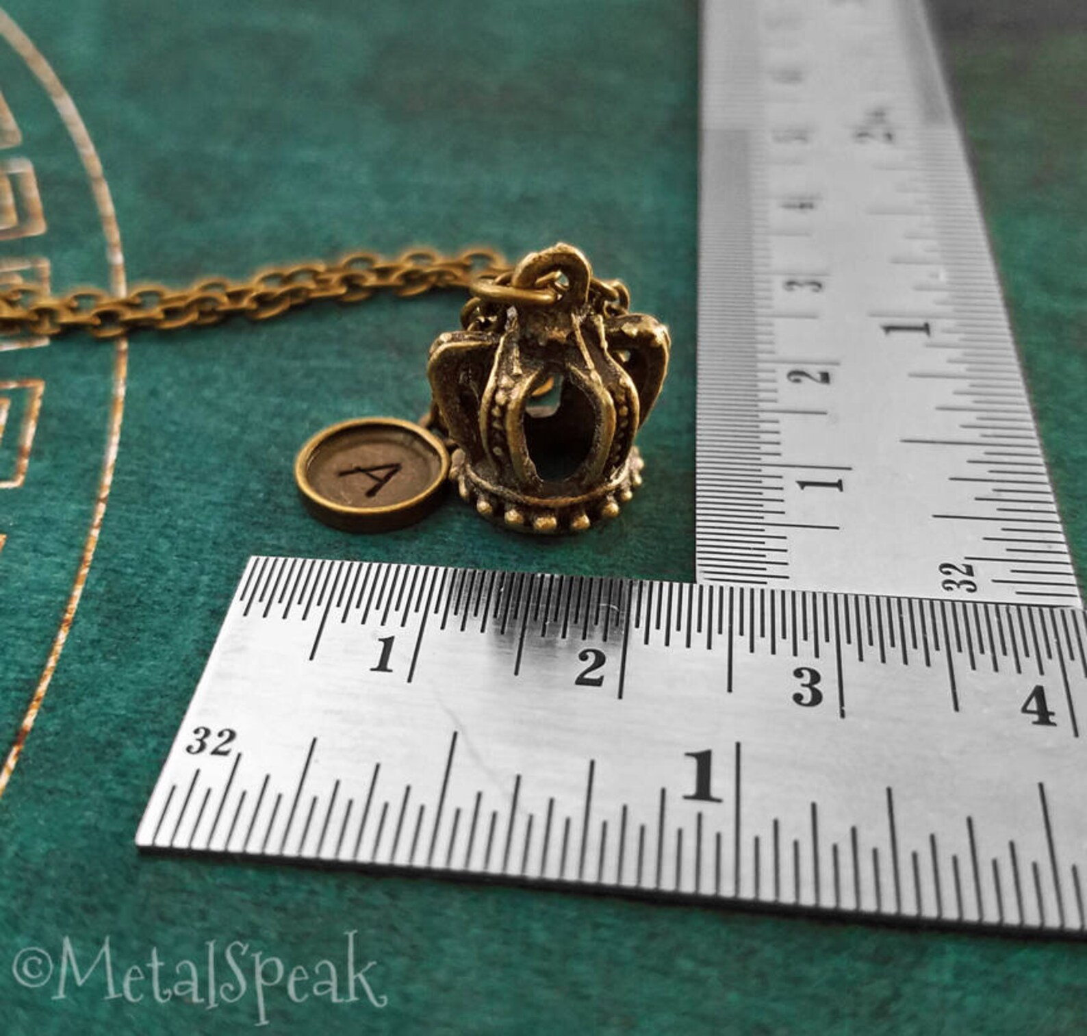Crown Keychain VERY SMALL Bronze Crown Keyring Queen Keychain Queen ...