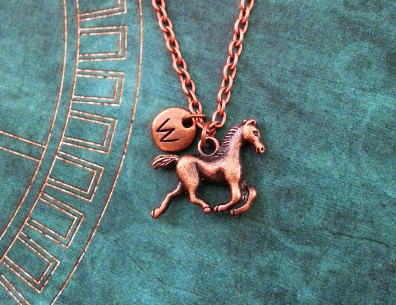 Horse Keychain SMALL Copper Horse Keyring Personalized Etsy