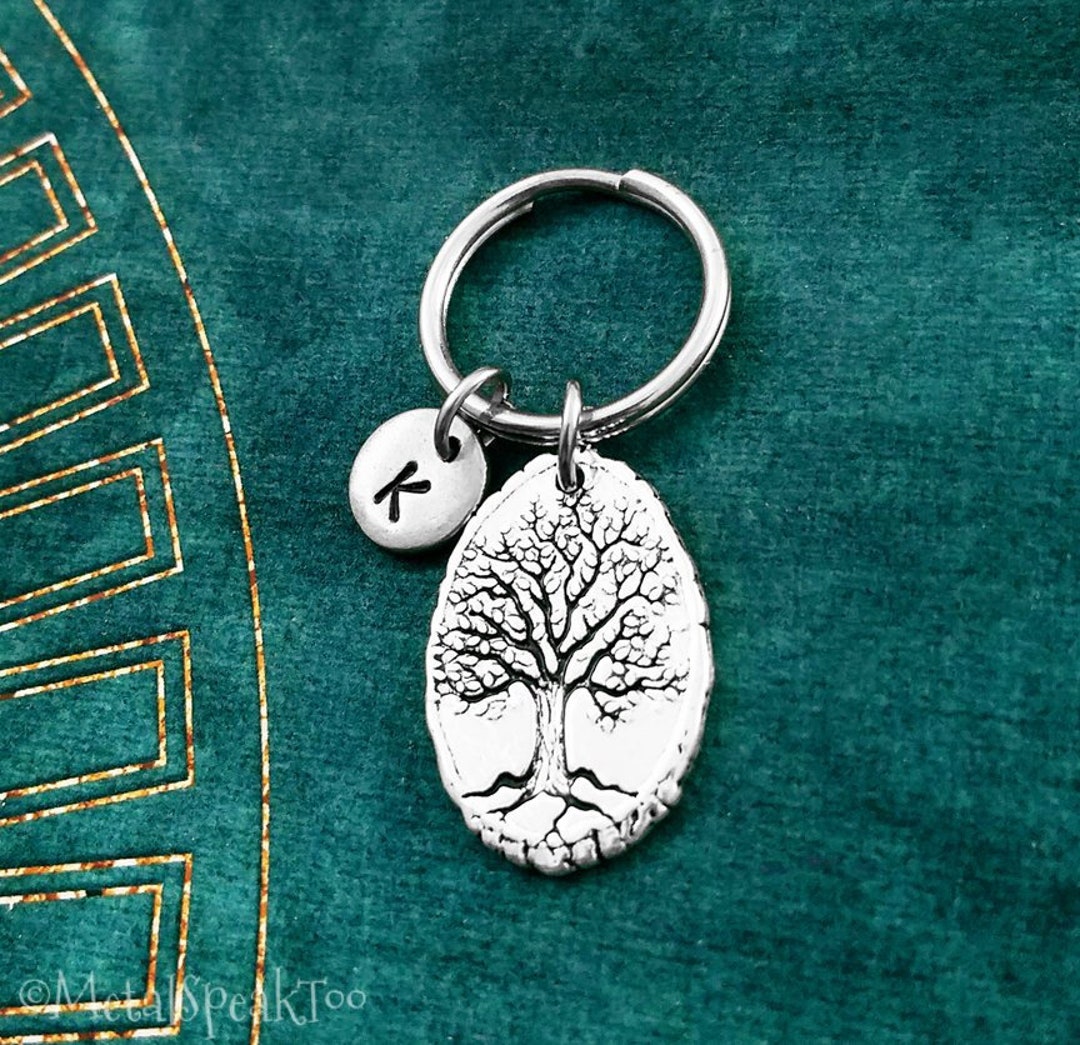 Tree of Life Keychain SMALL Tree Keychain Family Tree Charm