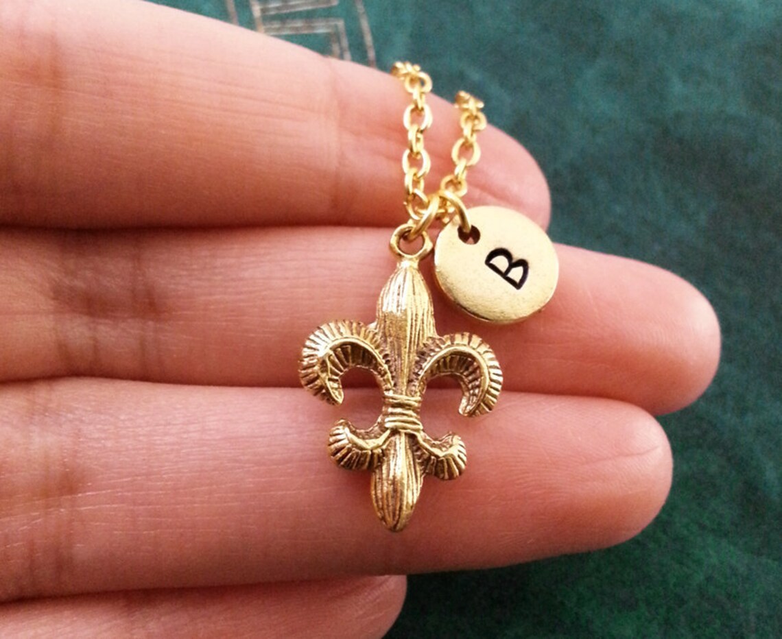 Fleur De Lis Keychain SMALL Fleur De Lys Keychain Personalized Etsy