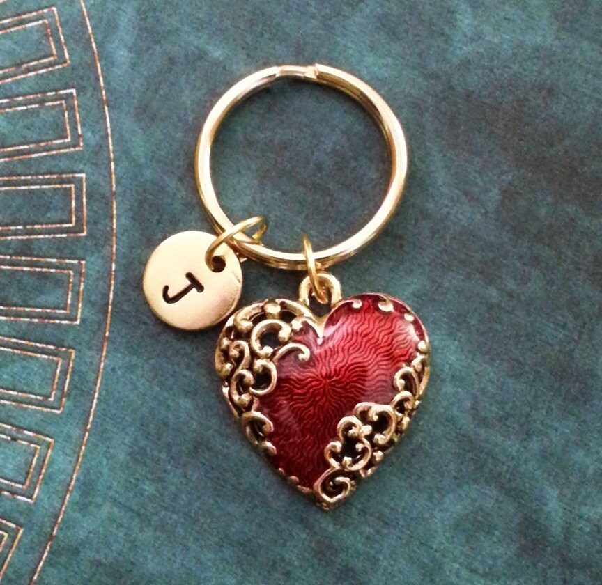 Silicone Heart Keychain in Red – Thoughtful Gift Idea | Oventure