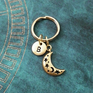 Gnome Keychain VERY SMALL Lawn Gnome Keyring Personalized Keychain Garden Gnome Gift Lantern Keychain Fantasy Keychain Bridesmaid Keychain