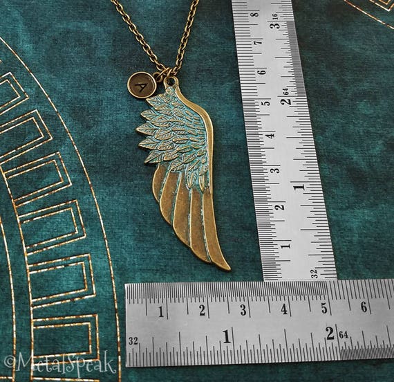 【Painchu】 Angel wings keyring キーホルダー Angel Wing Keychain SMALL Wing Keyring Patina Keychain Charm