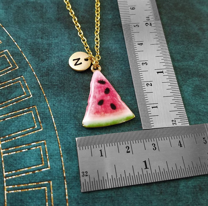 Watermelon Keychain SMALL Watermelon Keyring Red Watermelon - Etsy