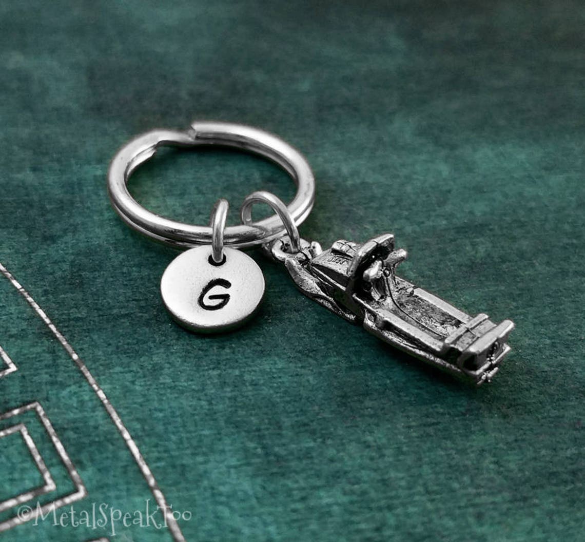Snowmobile Keychain VERY SMALL Snowmobile Keyring Sled Etsy