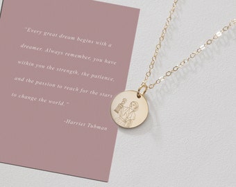 Harriet tubman coin necklace discount