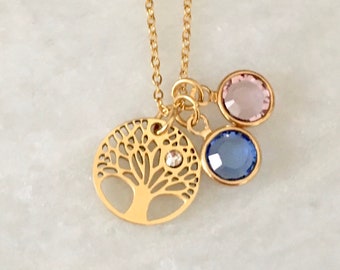 Tree Of Life Necklace , Family Tree Necklace ,Tree Of Life Pendant