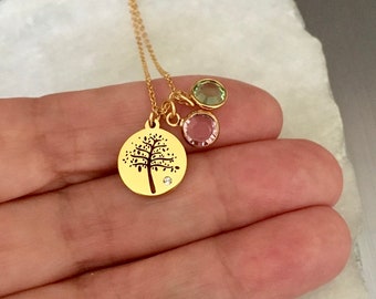 Tree Of Life Necklace , Family Tree Necklace ,Tree Of Life Pendant