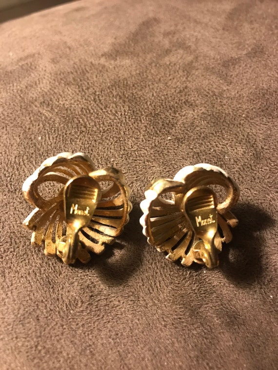 Vintage Monet clip on earrings - image 2