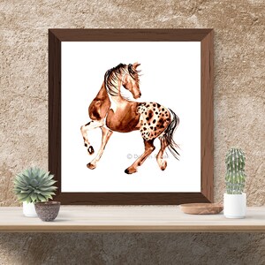APPALOOSA Horse Art, Appaloosa Painting, Horse Painting, Appaloosa Art, Watercolor Horse Print, Appaloosa Gifts, Appaloosa Wall Art Print