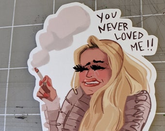 90 Day Fiance Darcey Silva sticker - vinyl sticker water resistant