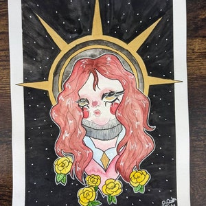 Doll - A4 Watercolour painting