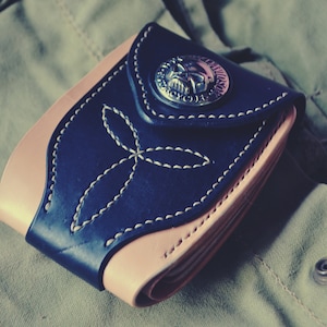Cartera de cuero Cartera de cuero hecha a mano Cartera de cuero personalizada Cartera de cuero para hombre Cartera de cuero minimalista