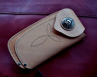 Leather  Wallet, Long mens leather wallet, Personalized Long Wallet, Malachite Mens Long Wallet, long leather wallet