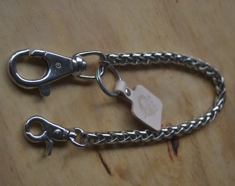 Stanless WALLET CHAIN Anchor Trucker Chopper Biker Active