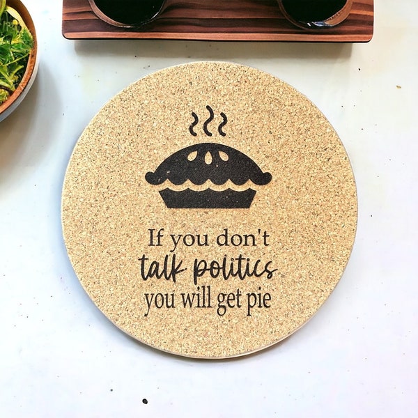 Funny trivet • Hot pad • Pot holder • engraved gift • Holiday table decor • Housewarming gift • Hostess gift • Baked • retro woman