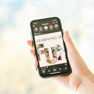 Education Instagram Templates: Homeschool & Summer Camp (PDF)
