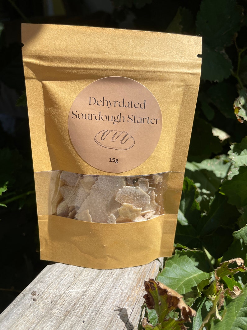 Sourdough Starter SUPER Active Biodynamic, Dry starter with instructions and recipes image 1