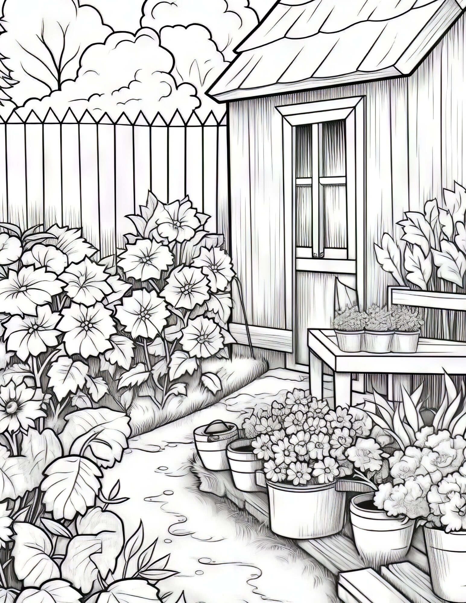 22 Pages Adult Buildings Coloring Book INSTANT DOWNLOAD Digital ...