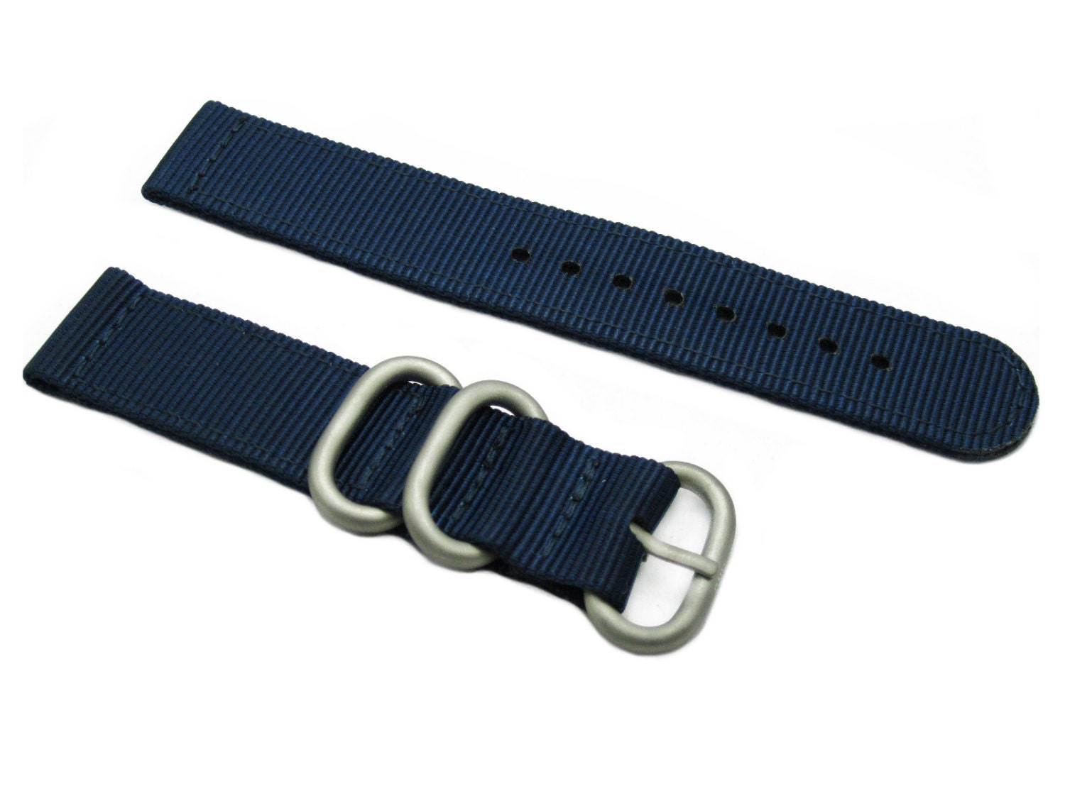 HNS 2 Pieces Navy Heavy Duty Ballistic Nylon Watch Strap With | Etsy