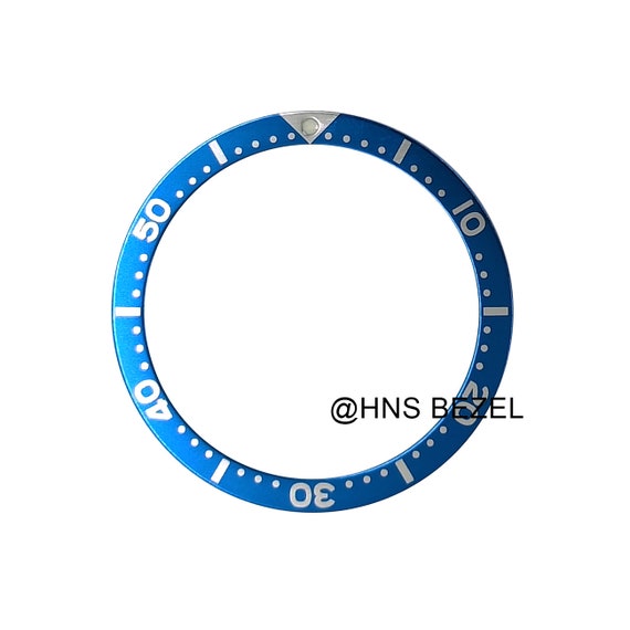 Bezel Insert For Men SEIKO Watch 7002,6309,7S26,SKX007K2 Diver Automatic  Blue Flat Design S23