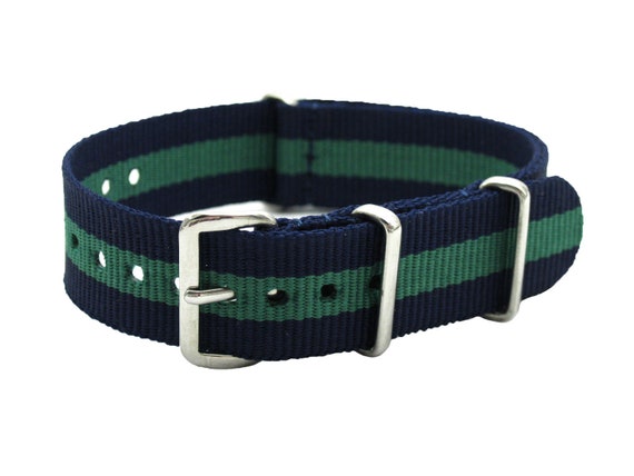 HNS Navy Green Mod RAF Cinturino per orologio in nylon balistico