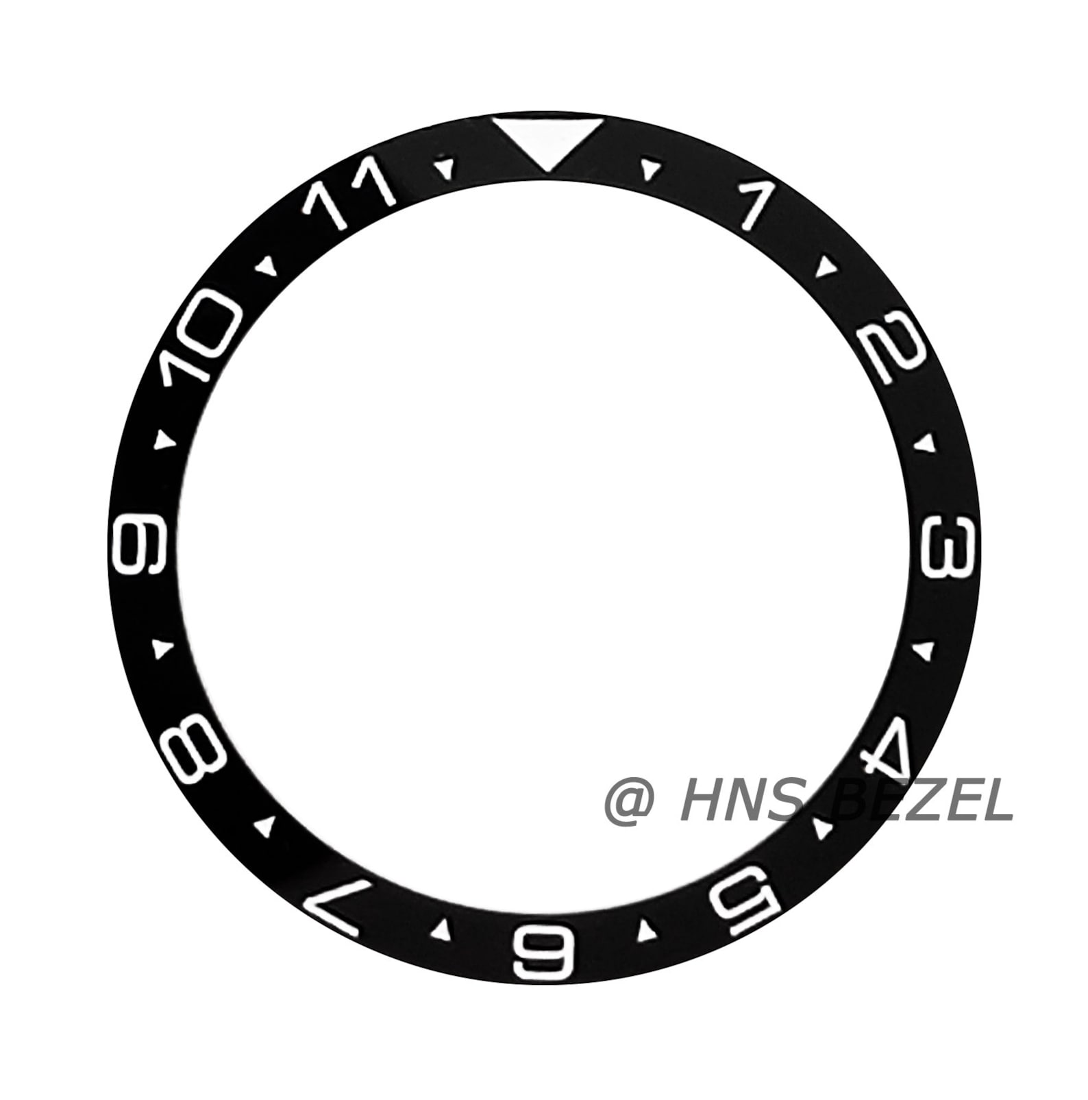 Aluminium Bezel Insert 38mm Lünetteneinsatz Für Seiko 6309-7040-7049 Suwa Turtle – Schwarzes Aluminium-Zifferblatt-Insert, 38mm, Ersatzteil Seiko Modell 6309