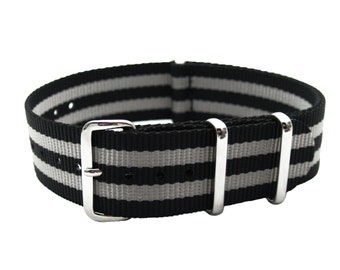HNS 20mm Cinturino in nylon balistico per impieghi gravosi con fibbia in acciaio inossidabile lucido NT164
