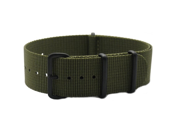 Cinturino in nylon balistico HNS Olive Heavy Duty con fibbia in