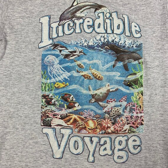 Vtg 80s 90s Incredible Voyage Retro Sea Ocean Sin… - image 2