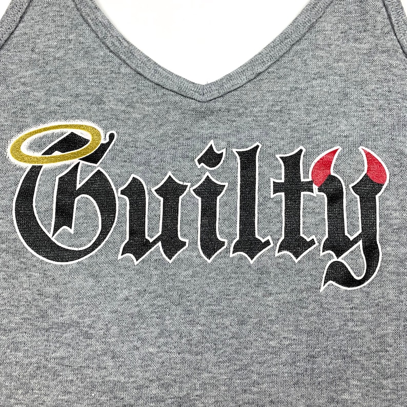 y2k No Boundaries Retro Guilty Halter Top Women/'s SM