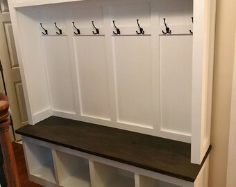 THE VIRGINIA Mudroom Lockers Bench Storage Furniture Cubbies