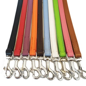 Leather Dog Leads Leashes 100 cm Long 1 cm Wide, Long Dog Lead