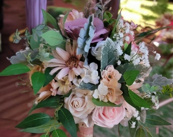 Bride/Bridesmaid Wedding Bouquets for formal, Classic, Rustic, or Boho style ceremonies made with exquisite detail