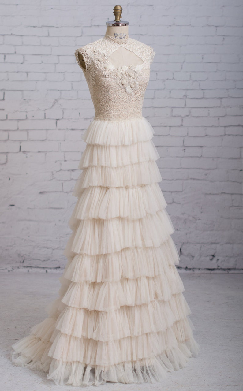 Steampunk Wedding Dress Victorian Wedding Dress Vintage Etsy