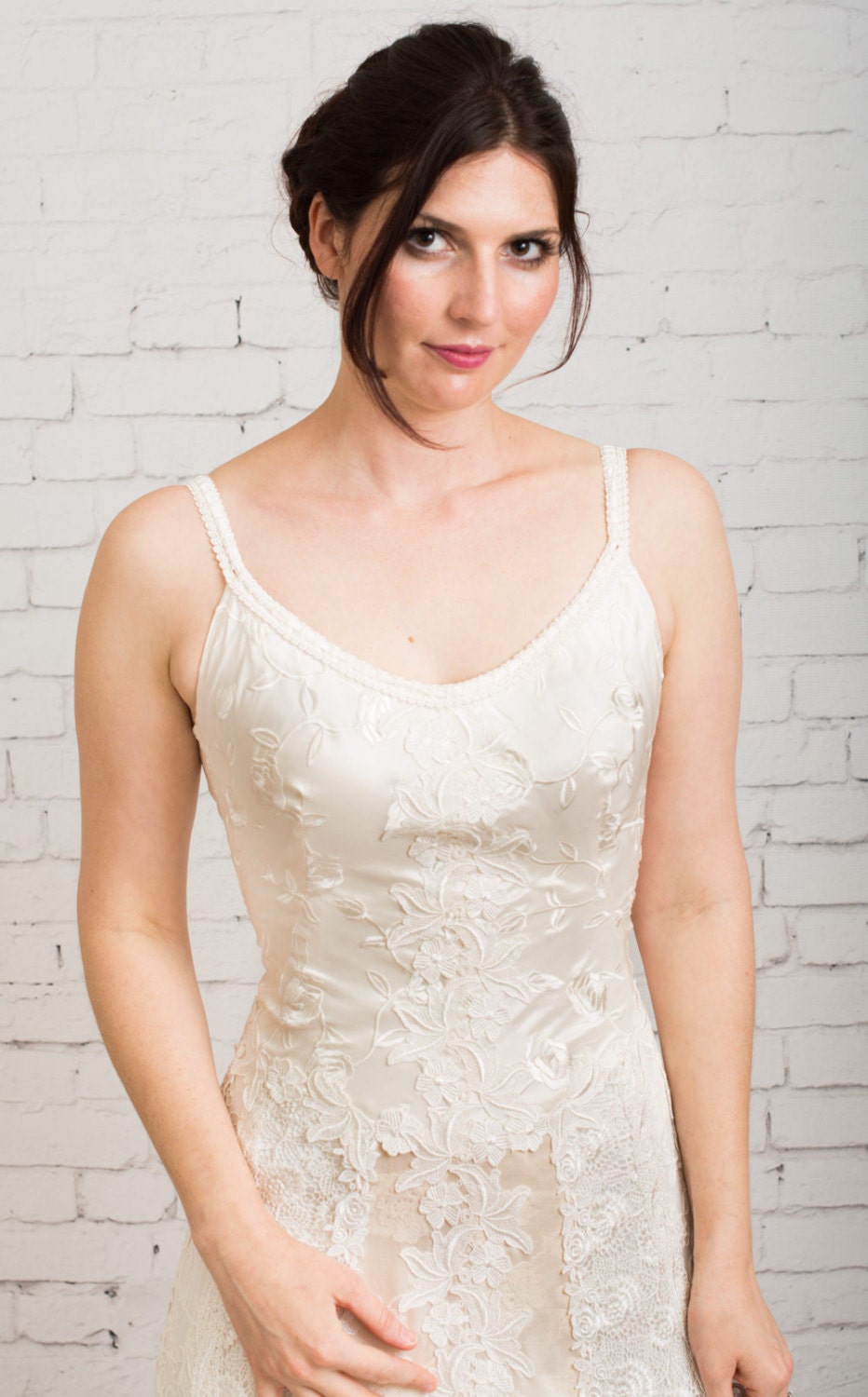 Boho wedding dress casual wedding dress simple wedding | Etsy
