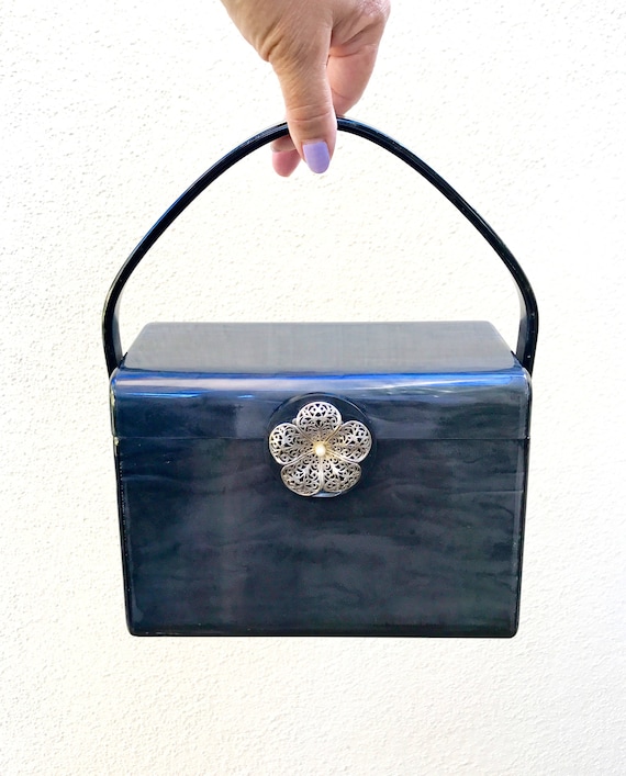Lucite Bag Purse Black - Wilardy Lucite Purse Mint