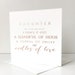 Daughter Birthday Rose Gold Foil Greeting Card