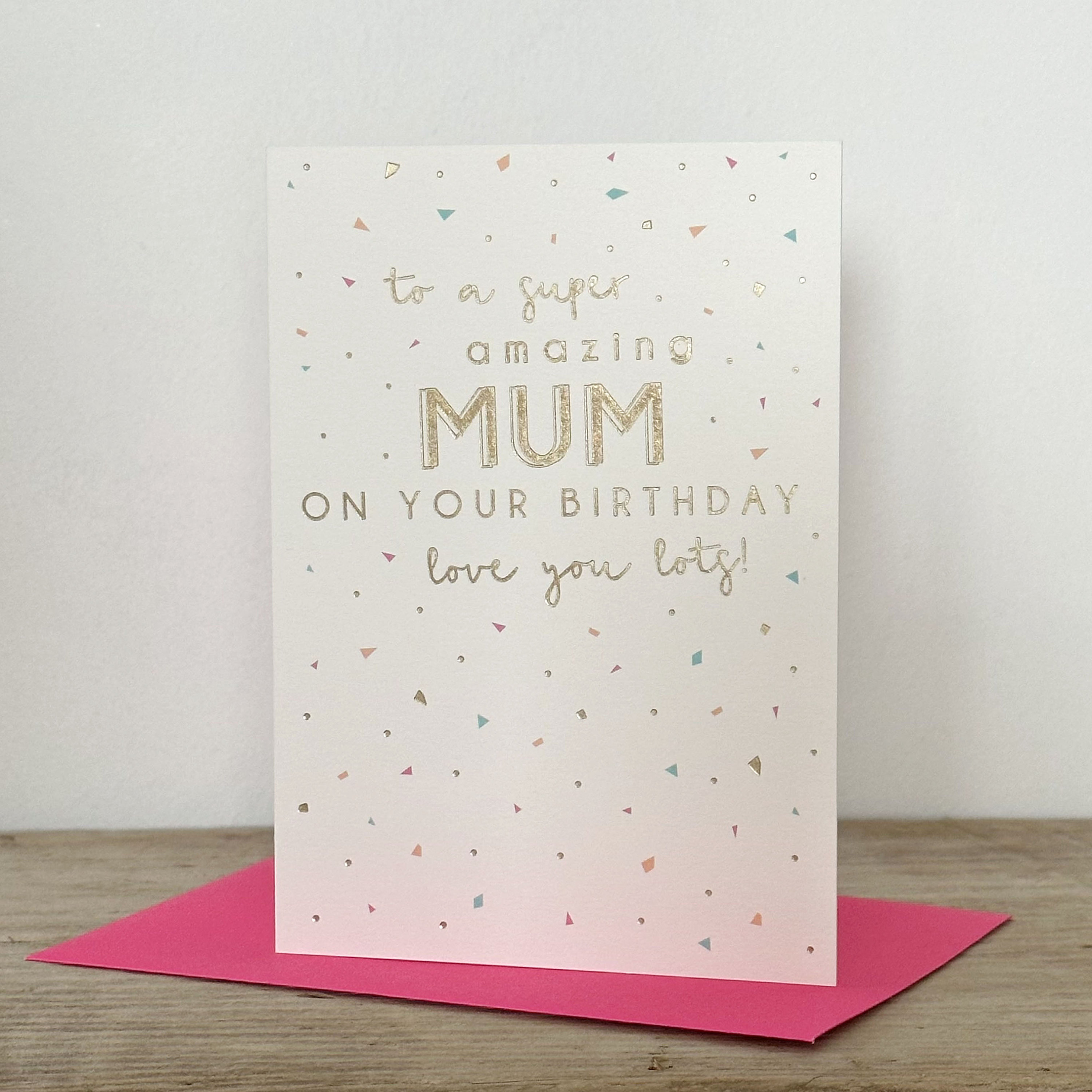 Happy Birthday Mum Greeting Card