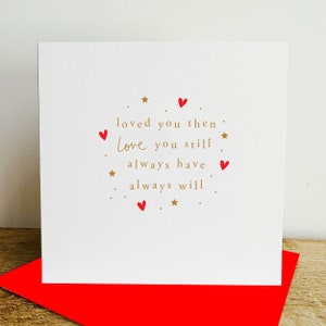 Je t'aime toujours carte de voeux de Saint-Valentin pour partenaire|femme|mari|petit ami|petite amie