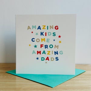 Carte de voeux pour la fête des pères de Amazing Dads
