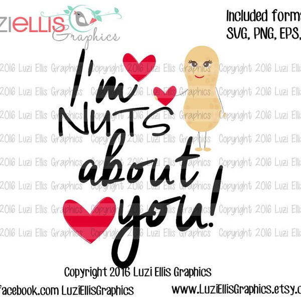 I'm Nuts About You - Etsy