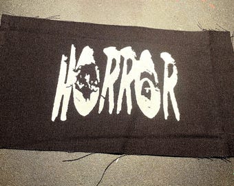 Parche de terror para amantes del terror, películas de terror, parches de películas de terror a color, parches de terror punk, parches de terror