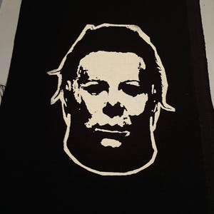 Big Slasher Horror Movie Patch - Iconic Horror Movie Character Sew-On Patch, Slasher Icon Patch