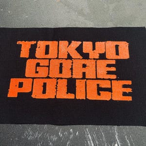 Tokyo Gore Police Patch - Handmade Horror Punk Sew On
