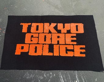 東京ゴアポリス パッチ - ハンドメイド ホラー パンク 縫い付け