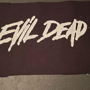 evil big horror movie sew on patch large horror movie patch horror punk patch horror film patch