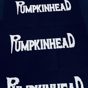 Pumpkinhead patch , horror movie patches in color !  clive fan must have ! pumpkin head
