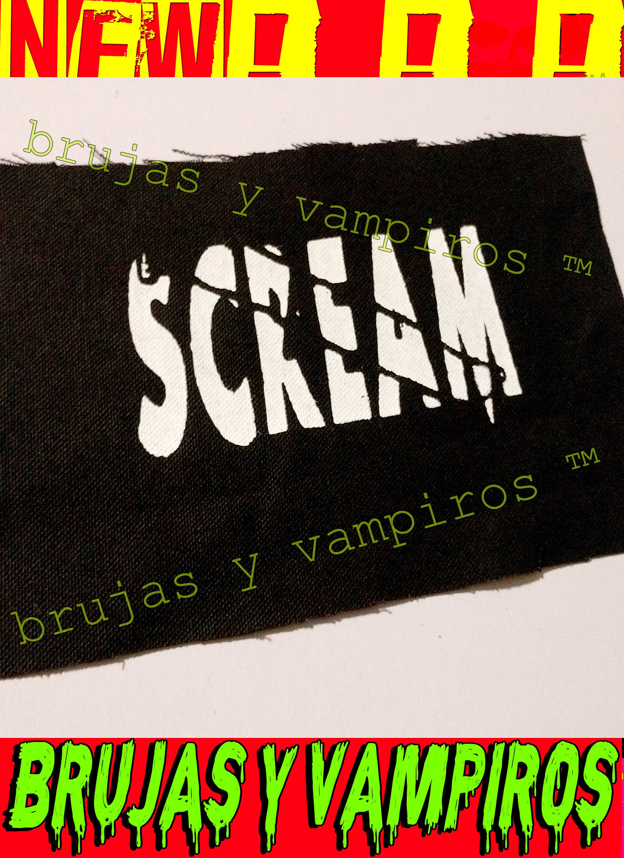 Scream Patch Horror Movie Patches in Color , Slasher Cult Classic Must ...